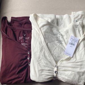 Soft and sexy t-shirts by American Eagle both